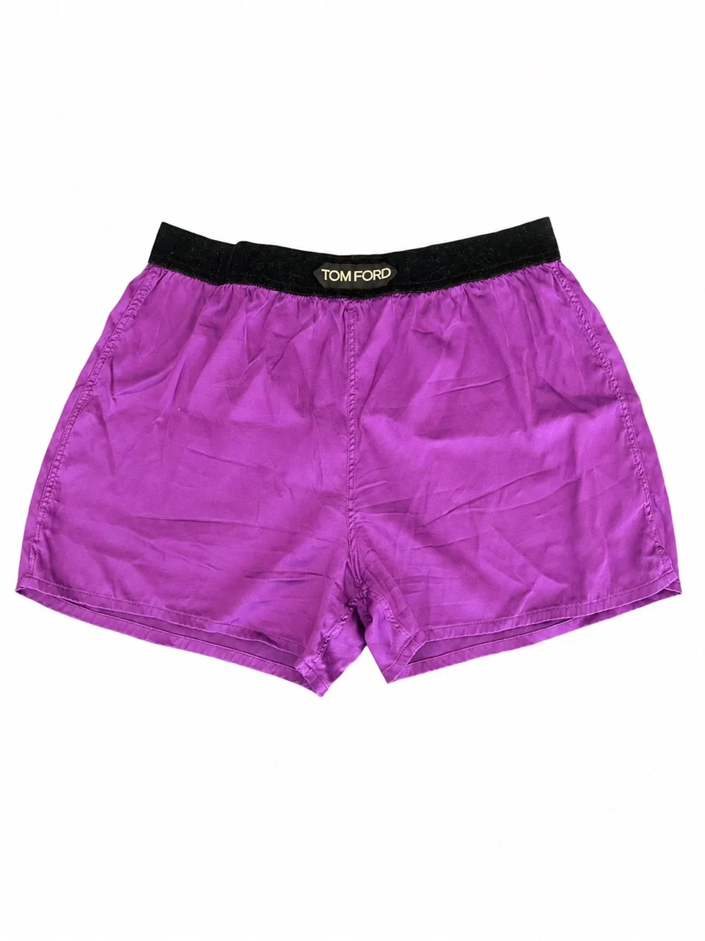 Tom Ford Purple Boxer Briefs with Black Elastic Waistband